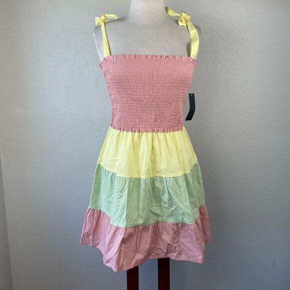 NWT City Triangles Summer Dress Size L - Picture 1 of 8